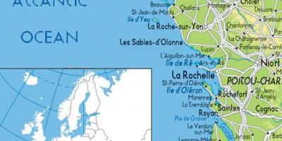 Ranskan kartta - Kartat-Ranska (Länsi-Eurooppa - Eurooppa)